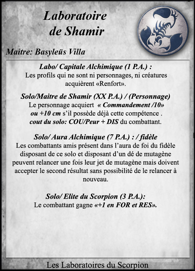 Laboratoire de Shamir